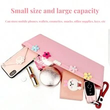 AD 1入組汽車座椅縫隙卡片耐磨汽車座椅間隙支架座椅縫隙收納袋座椅側邊收納盒汽車收納袋盒 - 黑色 - 查看 3