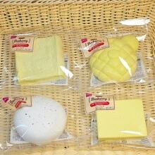 超柔軟慢回彈香味麵包吐司擠壓玩具,紓解壓力 - 芝麻包慢回彈 - 查看 6