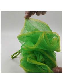 1 esponja / estropajo de baño, verde, 25g, tamaño pequeño con cuerda de suspensión - Verde - Ver 5