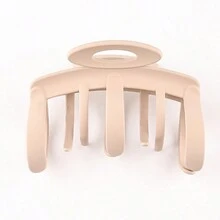 6pcs Women's Matte Hair Claw Clips Suitable For Daily Wear - Multicolor - View 4