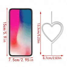 Heart Shaped Carving Accessories - Silver - View 6