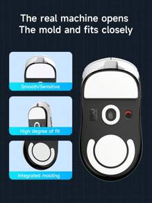 1入g304冰封無線滑鼠防滑墊,gpw遊戲滑鼠防滑耐磨配件 - 多色 - 查看 4