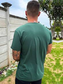 Men T-Shirts - xanh quân đội - Xem 8