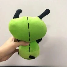 1 Pieza Juguete De Peluche Suave Gil Con Perro Alienígena De Dibujos Animados Lindo - Verde - Ver 4