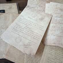 30入組/套復古筆記本和信紙系列剪貼簿紙裝,日記和期刊主題,古董英國背景,規劃者裝飾墊 - 彩色 - 查看 2