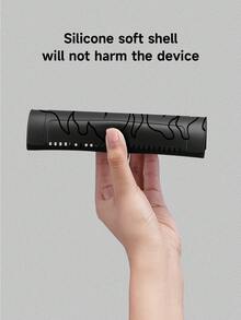 1pc Black Flame Pattern Tpu Protective Case Compatible With Switch/Oled/Lite - Multicolor - View 3