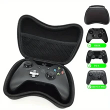 Xbox One遊戲手柄旅行收納盒,適用於xbox One手柄相容switch Pro/ps3eva和ps4手柄保護盒子,戶外工具、裝備和物料收納盒 - 黑色 - 查看 3