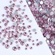 500 piezas de cristales planos de tamaño SS10 en Ab color cristal y transparente - perfectos para arte de uñas y decoración DIY, encantos de uñas, gemas de uñas y suministros de uñas. decoración uñas