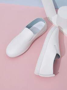 時尚簡潔多用途白色運動鞋 - 白色 - 查看 3