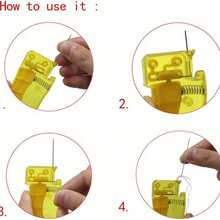 Insertion Sewing Automatic Thread Device Household Tools,Auto Needle Threader DIY Hand Sewing Threader Hand Machine Stitch - Beige - View 6