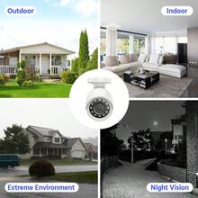 ANNKE 1080p Add-On CCTV Camera, Hi-Resolution Home Security Camera For Surveillance System, IP66 Weatherproof Indoor Outdoor, Long Distance Night Vision - White - View 10