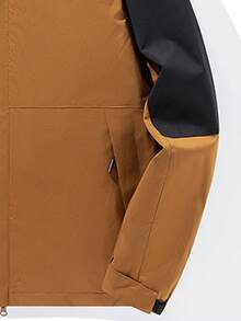 Men's 3-In-1 Outdoor Windproof Waterproof Thickened Sports Climbing Jacket With Detachable Hood, Unisex Couple Jacket Gym Clothes Men - Yellow - View 5