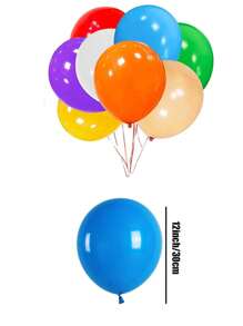 30Pcs 12inch Random Color Matte Balloons For Wedding Birthday Party Valentine's Day Romantic Party Decorations