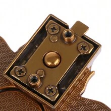 DIY Women Bee Metal Clasp Turn Twist Lock For Handbag Shoulder Bag Purse Gift - Bronze - View 7