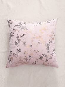 Miater Metallic Gold Hot Stamping Craft Pillowcase For Sofa Cushion And Lumbar Support - Pink - View 5