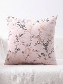 Miater Metallic Gold Hot Stamping Craft Pillowcase For Sofa Cushion And Lumbar Support - Pink - View 1