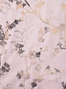 Miater Metallic Gold Hot Stamping Craft Pillowcase For Sofa Cushion And Lumbar Support - Pink - View 3