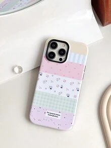 1個2合1圖案手機殼,兼容iphone - 彩色 - 查看 2