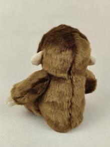 1只仿真猴子毛絨玩具聖誕/新年/復活節/生日/派對禮物 - 棕色 - 查看 6