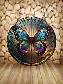 1 件蝴蝶設計捕夢網 - 黃色 - 查看 5