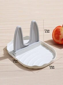 QYeah Maximize Your Kitchen Space With This 1pc Pot Lid Rack Spatula Rack! - White - View 3