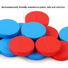 1PC Giant Outdoor Games --4 In A Row. Four In A Row Wooden Game, Line Up 4, Classic Family Toy, Board Game For Family Fun. - Yellow - View 8