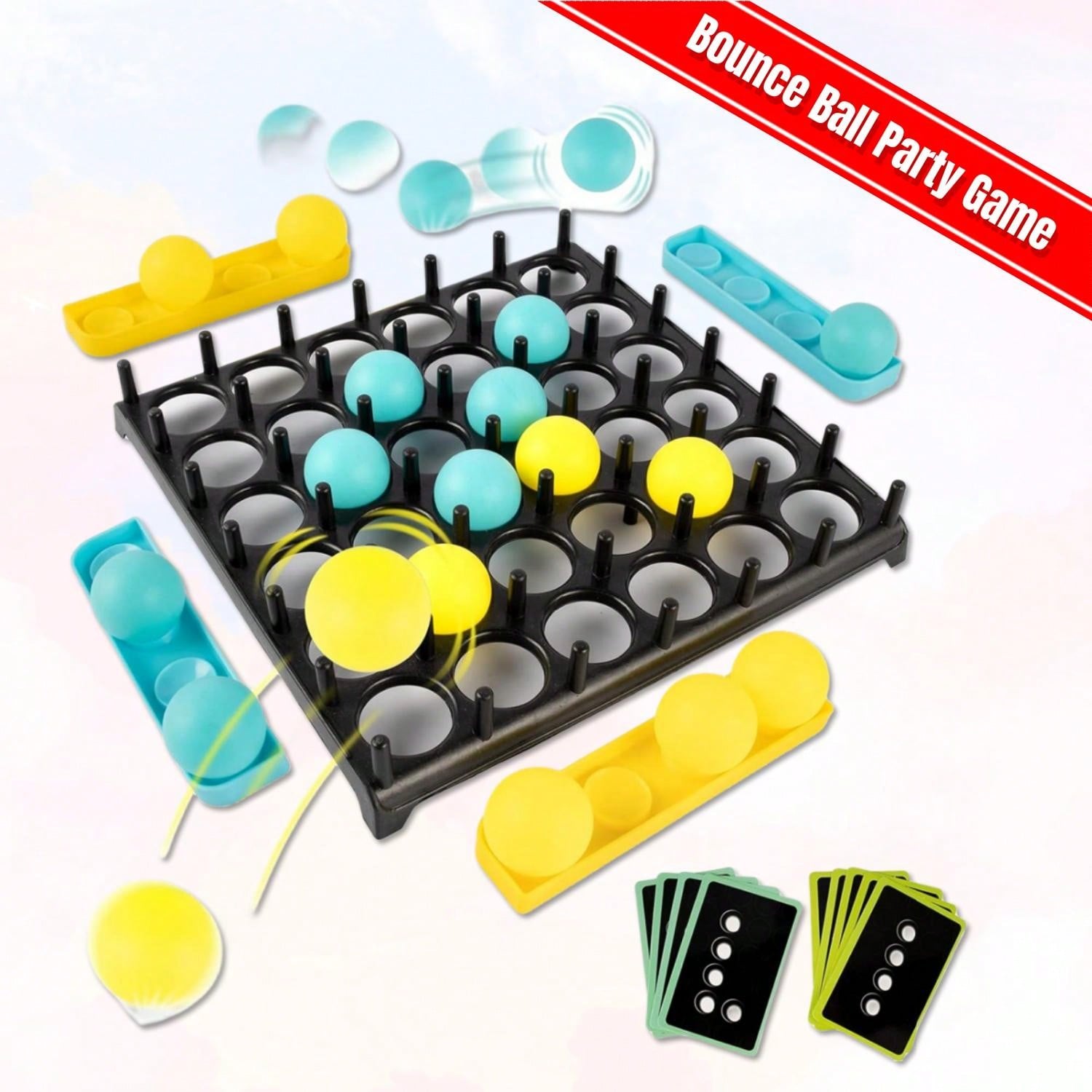Bounce Ball Party Game Table Jumping Ball Toys, Funny Jumping Ball