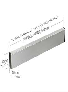 1pc Kitchen Knife Rack Storage Rack (No Need To Punch, Comes With Nail-Free Glue, Distinguish Between Front And Back When Installing, Single-Sided Magnetic) Magnet Stainless Steel 304 Magnetic Wall-Mounted Simple Knife Rack. Storage For Kitchen Knives. Knife Rack Halloween Christmas Kitchen Good Helper Kitchen Knife Storage Accessories