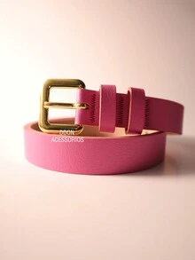 Women Belts - 玫紅色 - 查看 2