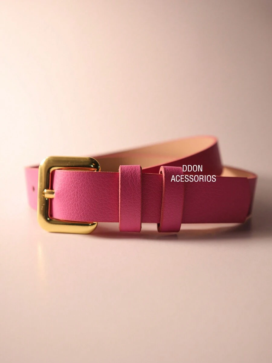 Women Belts - 玫紅色 - 查看 1