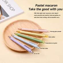 0.5mm繪圖,寫作學校或辦公室活動使用的自動鉛筆,鉛芯不易折斷 - 黃色 - 查看 4