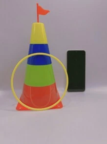 兒童戶外套圈遊戲玩具 - 淺色 - 查看 3