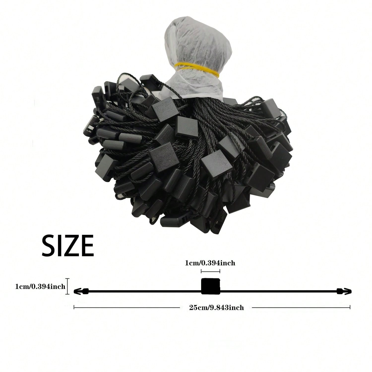 100pcs Hang Tag String, Lock Pin Loop Fastener Clothing Hook Gift Bag Price Tag Shoe Belt Hang