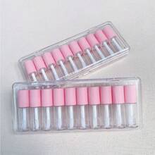 1 Pack 4ml Lip Gloss Empty Plastic Tubes Mini Clear Lipgloss Packaging Container Lipstick Bottles Refillable Empty Bottle - Pink - View 1