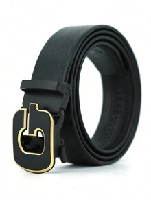 1 條男士腰帶,附字母 G 扣,採用特殊材質製成,寒冷冬季柔軟,適合商務、休閒、戶外穿著,多種顏色組合可供選擇 - 彩色 - 查看 15