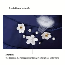 2025 New Fashion Women Outdoor Cap, Casual Foldable Sun Protection Hat, Versatile For Cycling, Travel - Khaki - View 4