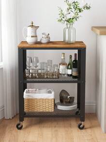 VASAGLE Baker's Racks - Brown - View 2