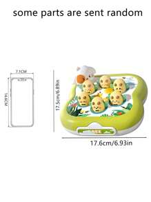 1入組隨機顏色和風格的快樂鼹鼠和蜜蜂敲打玩具,專門為兒童的早期教育和協調培訓而設,有助於發展手眼協調,速度和互動玩具（隨機發貨） - 彩色 - 查看 10