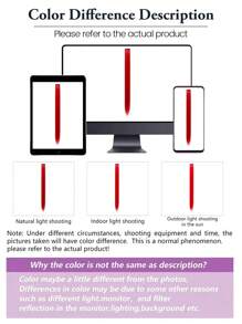 10pcs Red Colored Clip-In Hair Extensions, Straight Hair For Women, Highlight Hair Pieces, Suitable For Daily Wear, Parties, Cosplay And Halloween Princess Party, 22 Inches - Red - View 9