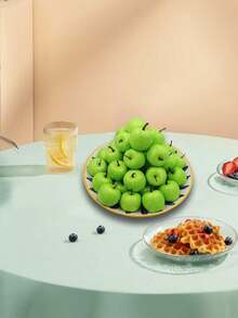 20pcs Artificial Green Apple Decor - Green Apple - View 3