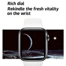 1入組矽膠錶帶1.73英寸運動ips高清螢幕gps運動軌跡心率監測計步器睡眠檢測多重運動功能,適用於android或ios系統 - 粉色 - 查看 8