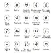 1入組矽膠錶帶1.73英寸運動ips高清螢幕gps運動軌跡心率監測計步器睡眠檢測多重運動功能,適用於android或ios系統 - 粉色 - 查看 11