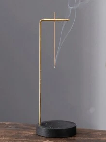 1入組木質香薰架，香薰燃燒器，帶香薰架的灰蕊盤，翻轉香薰架，用於家居裝飾，瑜珈，水療和冥想 - 彩色 - 查看 8