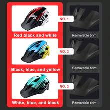 適用於男女成人的x-tiger自行車頭盔,輕巧舒適,帶可拆卸遮陽板及可調節大小,適合山地公路騎士使用 - 藍色 - 查看 9