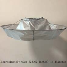 Áo choàng cắt tóc hình ô cho người lớn, váy cắt tóc tại nhà di động có thể gấp gọn, dụng cụ làm tóc, sản phẩm và phụ kiện tóc cho tiệm cắt tóc, đồ dùng làm đẹp thiết yếu khi đi du lịch, trở lại trường, đồ dùng thiết yếu khi đi du lịch, phụ kiện tóc cho phụ nữ - Màu Xám nhạt - Xem 4