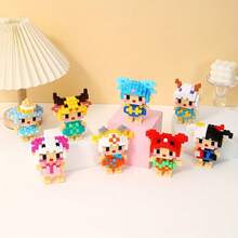 （金牛座）十二星座套裝,組裝式微型粒子積木,立體拼圖玩具,十二個裝飾品,積木玩具,適合作為禮物贈送 - 金牛座 - 查看 3