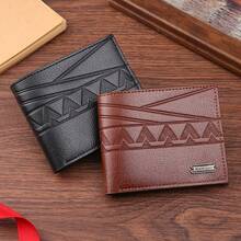 Wallet Soft PU Leather Slim Wallet For Men  Wallet-Sleek And Slim Includes Gift For Men Men Extra Capacity Slimfold Wallet - Brown - View 3