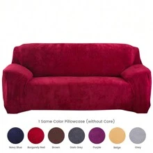 Sofa Covers - Burgundy - View 5
