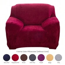 Sofa Covers - Burgundy - View 4
