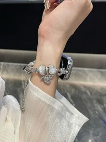 1 件彩色串珠海星吊坠兼容 表带系列 1/2/3/4/5/6/7/8/9/10/11/Ultra1/2/3/SE（仅限表带） - 白色 - 查看 4